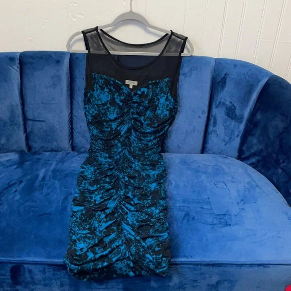 weston lace dress ALEXIS Weston Dress DENIM / S